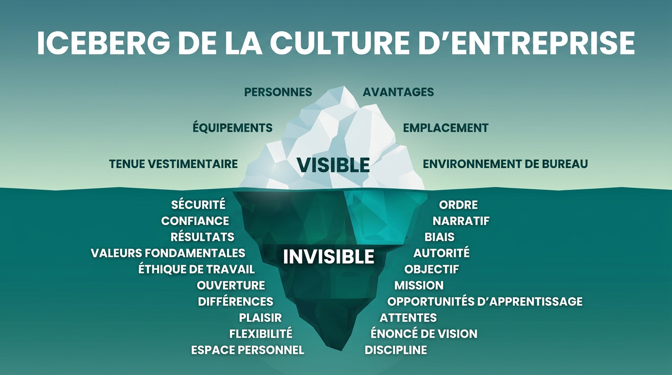 Iceberg culture dentreprise